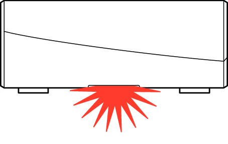 Brink red HEOS Amp